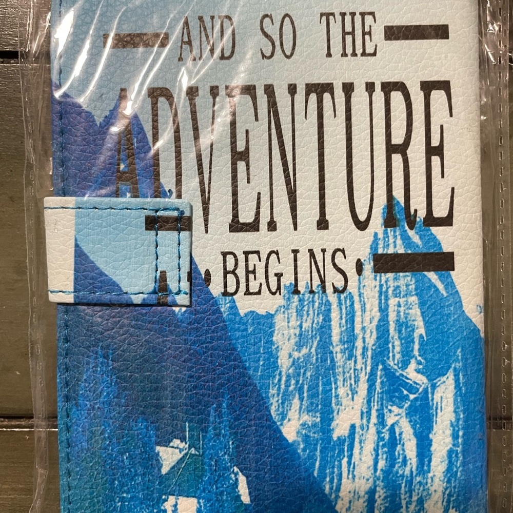 Blue Adventure Passport Holder
